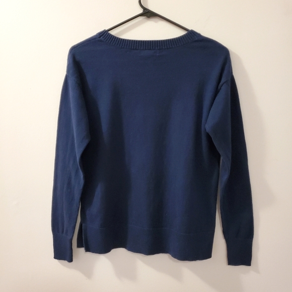 "Let's get away" - Navy sweater with red text - The Gap - Size S - Picture 4 of 6